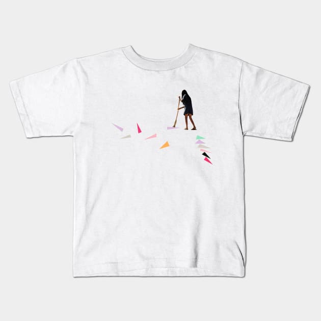 Swept Away Kids T-Shirt by Cassia